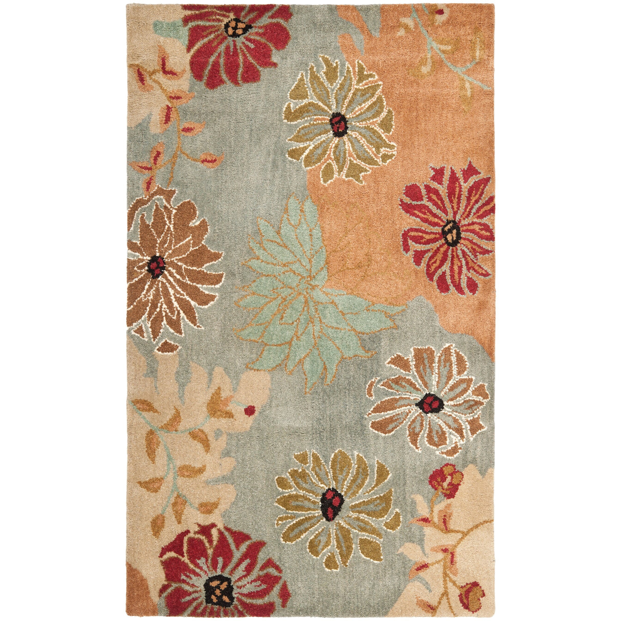 SAFAVIEH Handmade Metro Nava French Country Floral Wool Rug