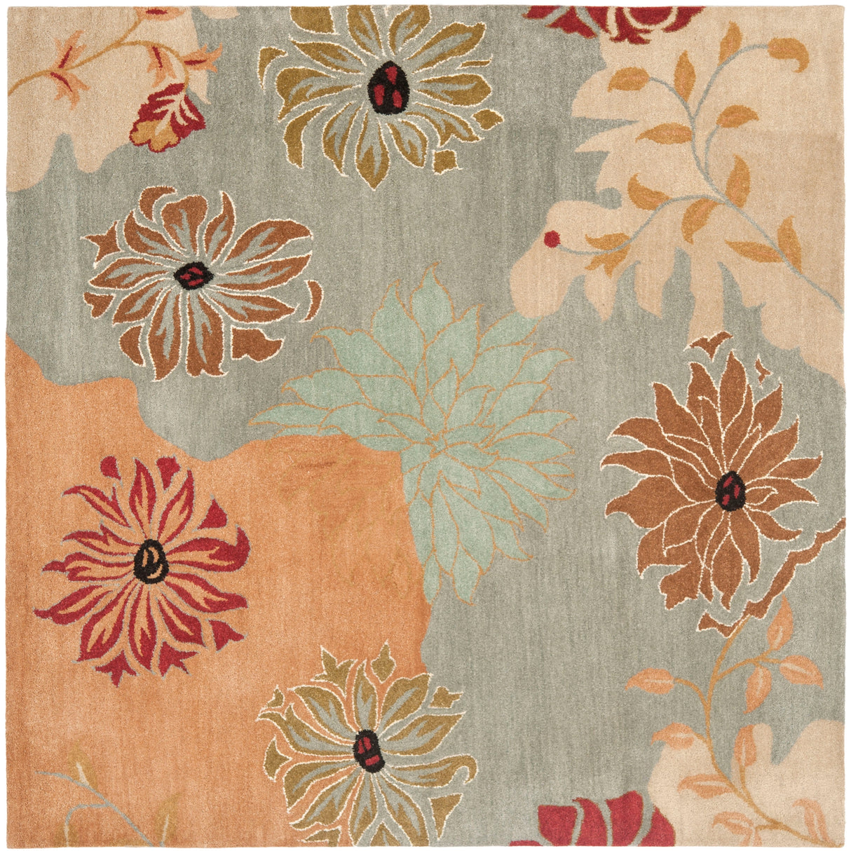 SAFAVIEH Handmade Metro Nava French Country Floral Wool Rug