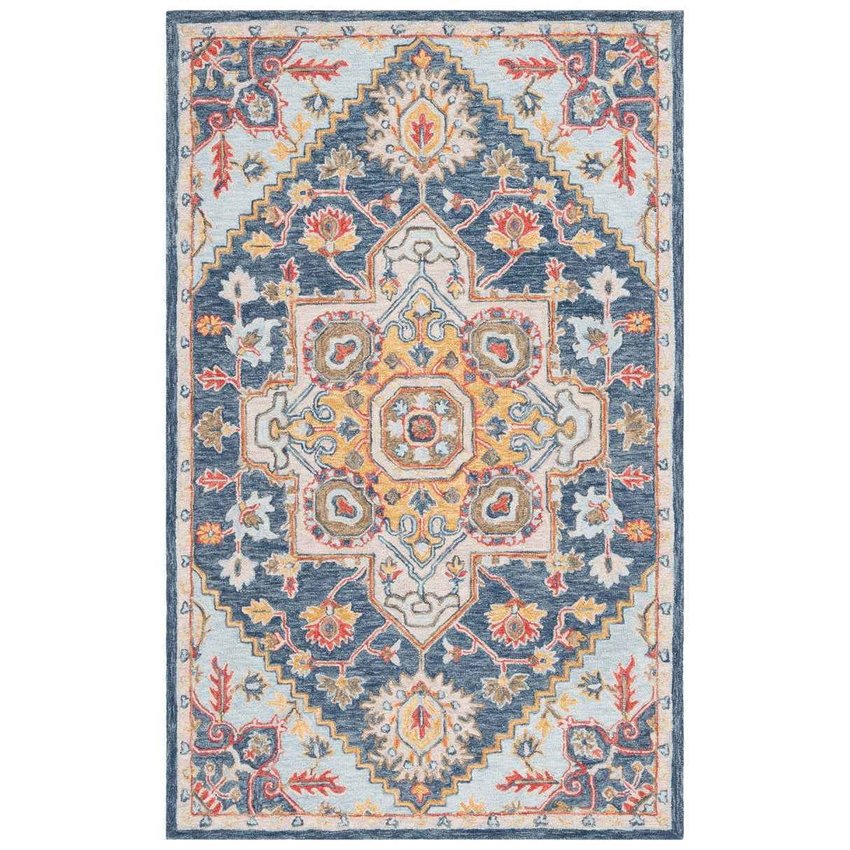 SAFAVIEH Handmade Metro Olafia French Country Wool Rug