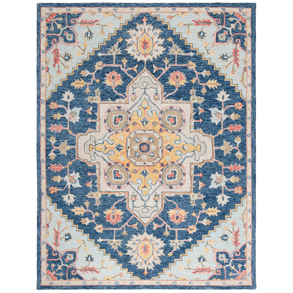 SAFAVIEH Handmade Metro Olafia French Country Wool Rug