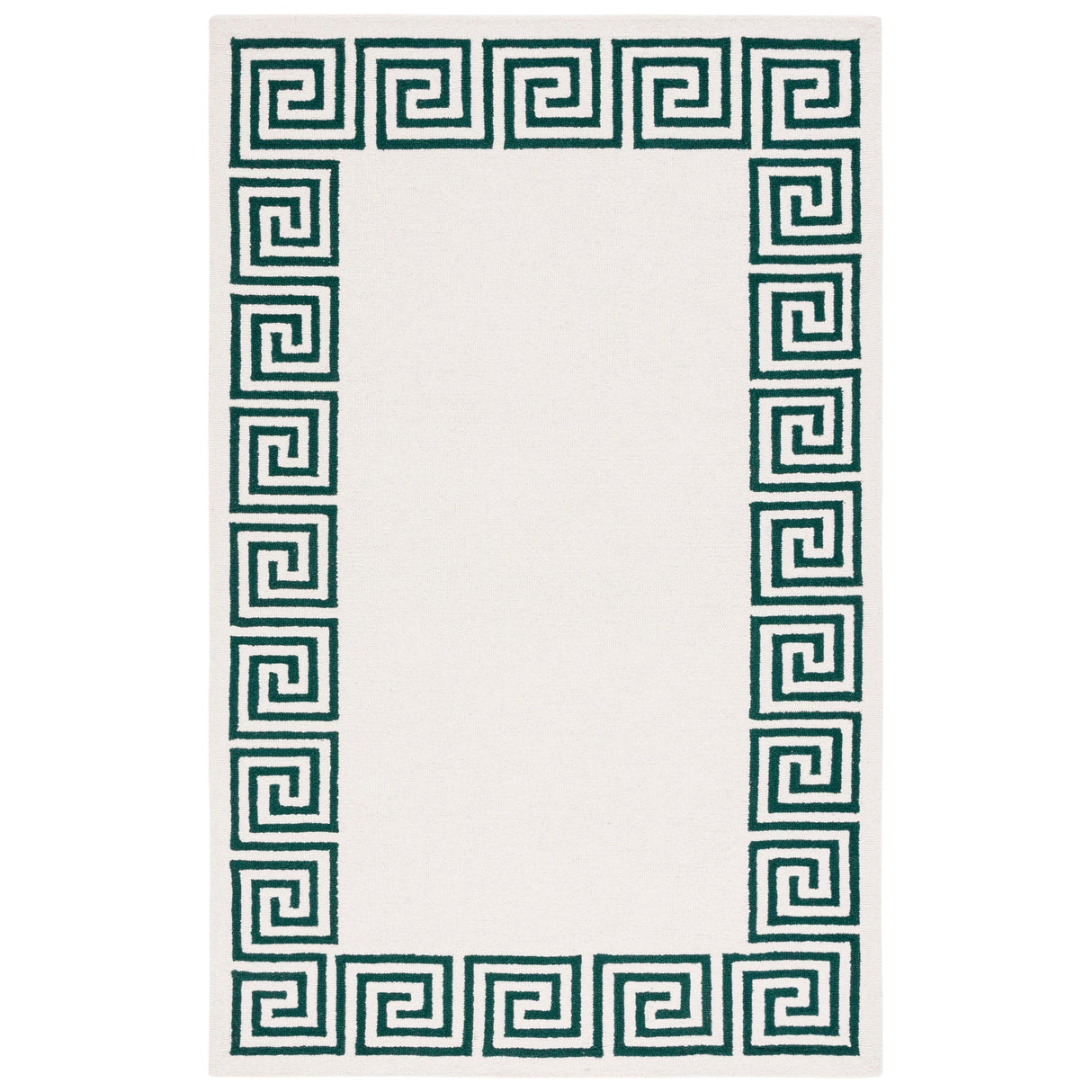 SAFAVIEH Handmade Metro Saeko Greek Key Border Wool Rug