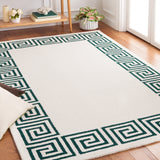 SAFAVIEH Handmade Metro Saeko Greek Key Border Wool Rug