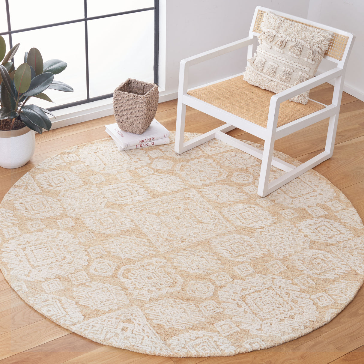 SAFAVIEH Handmade Metro Sigalit French Country Wool Rug