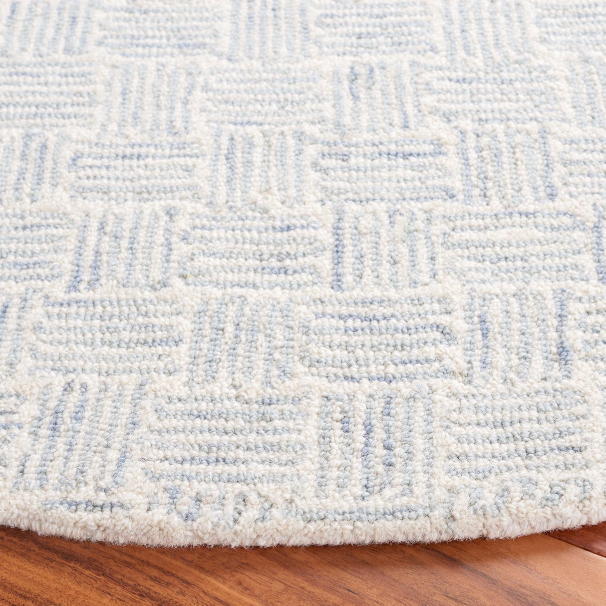 SAFAVIEH Handmade Micro-Loop Caridad Transitional Wool Rug