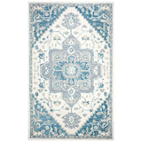 SAFAVIEH Handmade Micro-Loop Gulseven Medallion Wool Rug