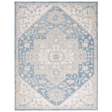 SAFAVIEH Handmade Micro-Loop Gulseven Medallion Wool Rug