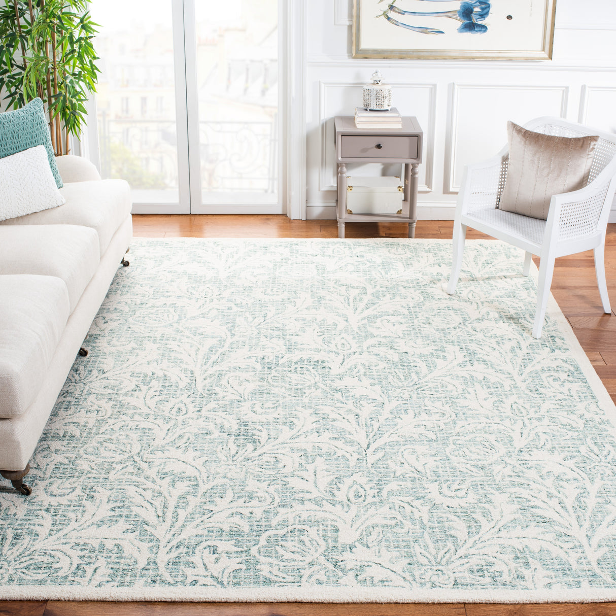 SAFAVIEH Handmade Micro-Loop Jordyn Wool Rug