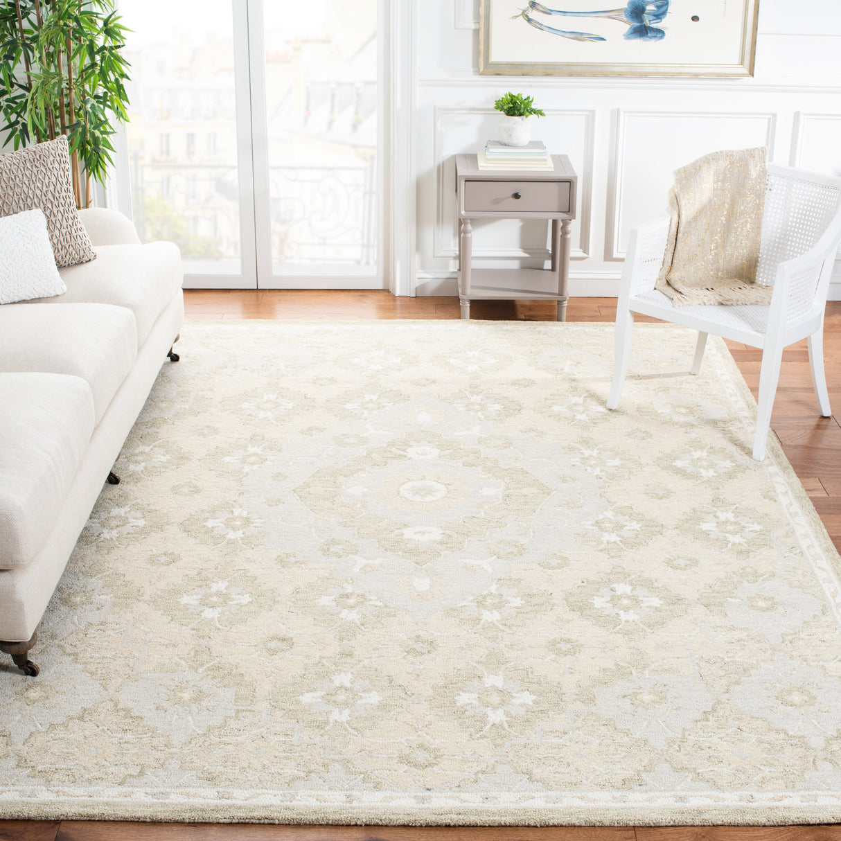 SAFAVIEH Handmade Micro-Loop Kleoniki Wool Rug