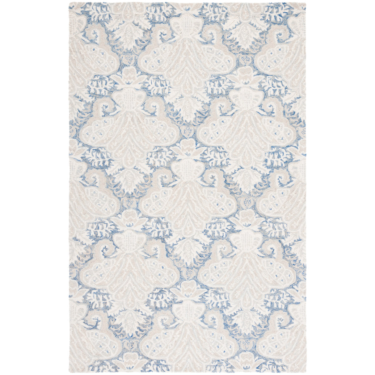 SAFAVIEH Handmade Micro-Loop Kolfinna Modern Wool Rug