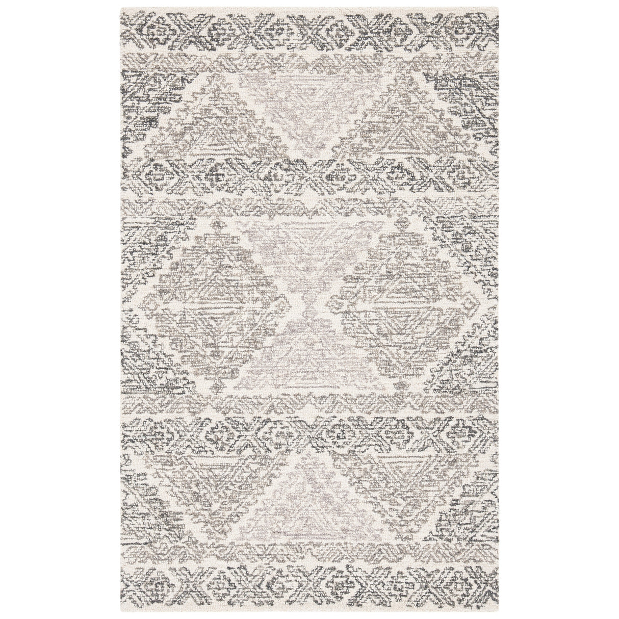 SAFAVIEH Handmade Micro-Loop Lizzi Moroccan Wool Rug