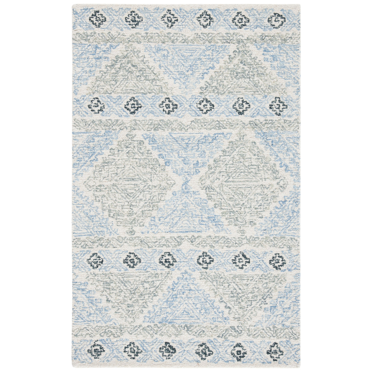 SAFAVIEH Handmade Micro-Loop Lizzi Moroccan Wool Rug