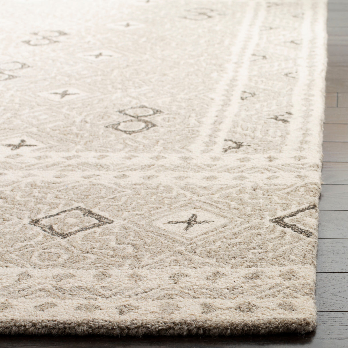 SAFAVIEH Handmade Micro-Loop Lutetia Wool Rug