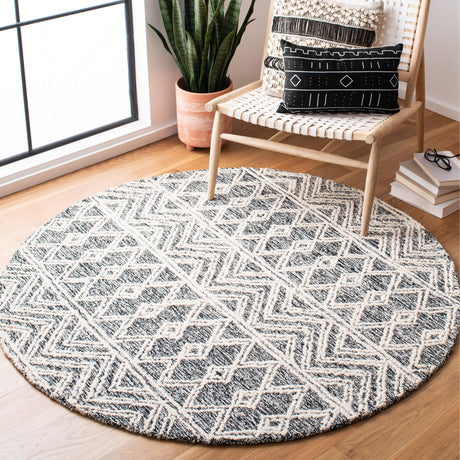 SAFAVIEH Handmade Micro-Loop Najada Transitional Wool Rug