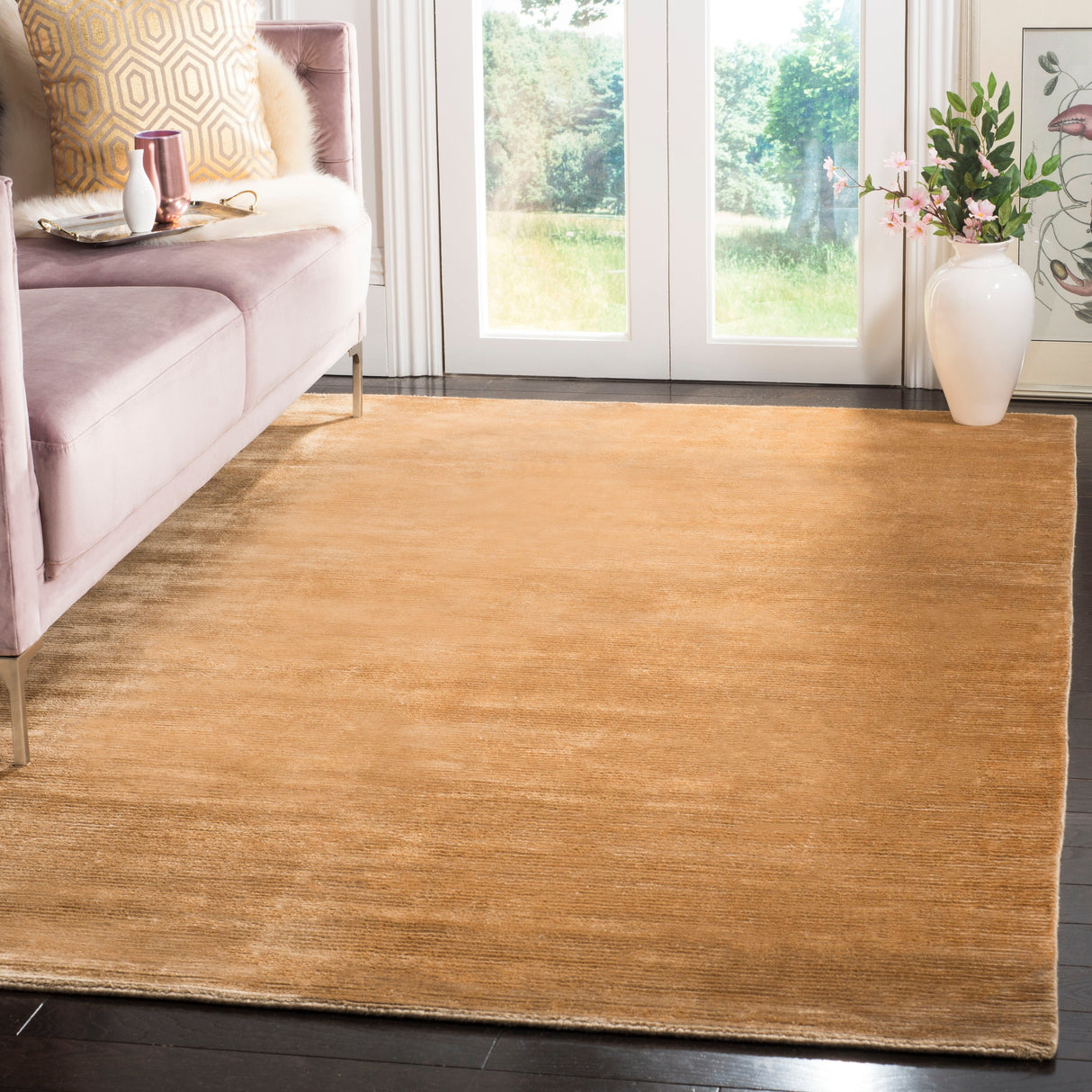 SAFAVIEH Handmade Mirage Pavlina Modern Abstract Viscose Rug