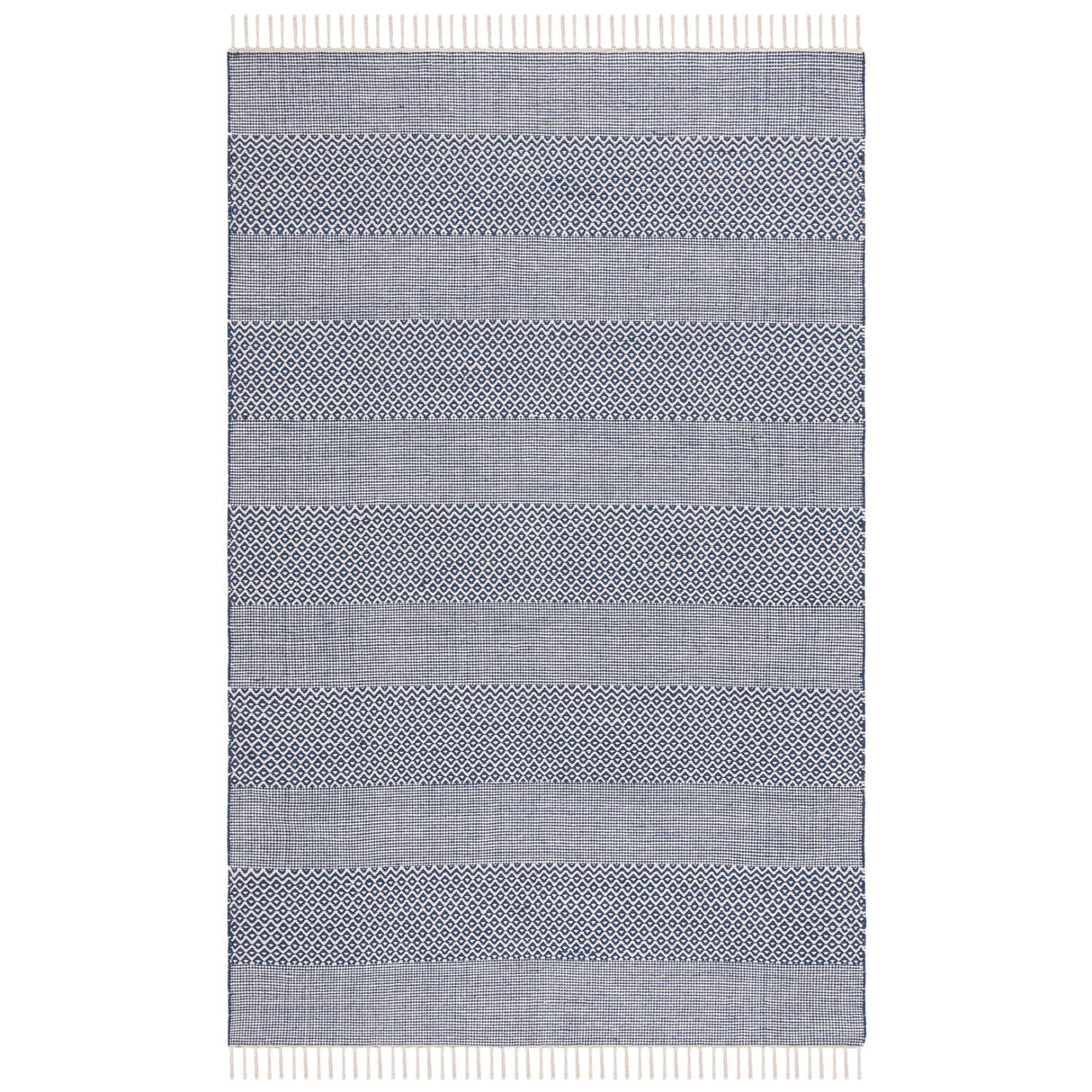 SAFAVIEH Handmade Montauk Alden Flatweave Cotton Fringe Rug