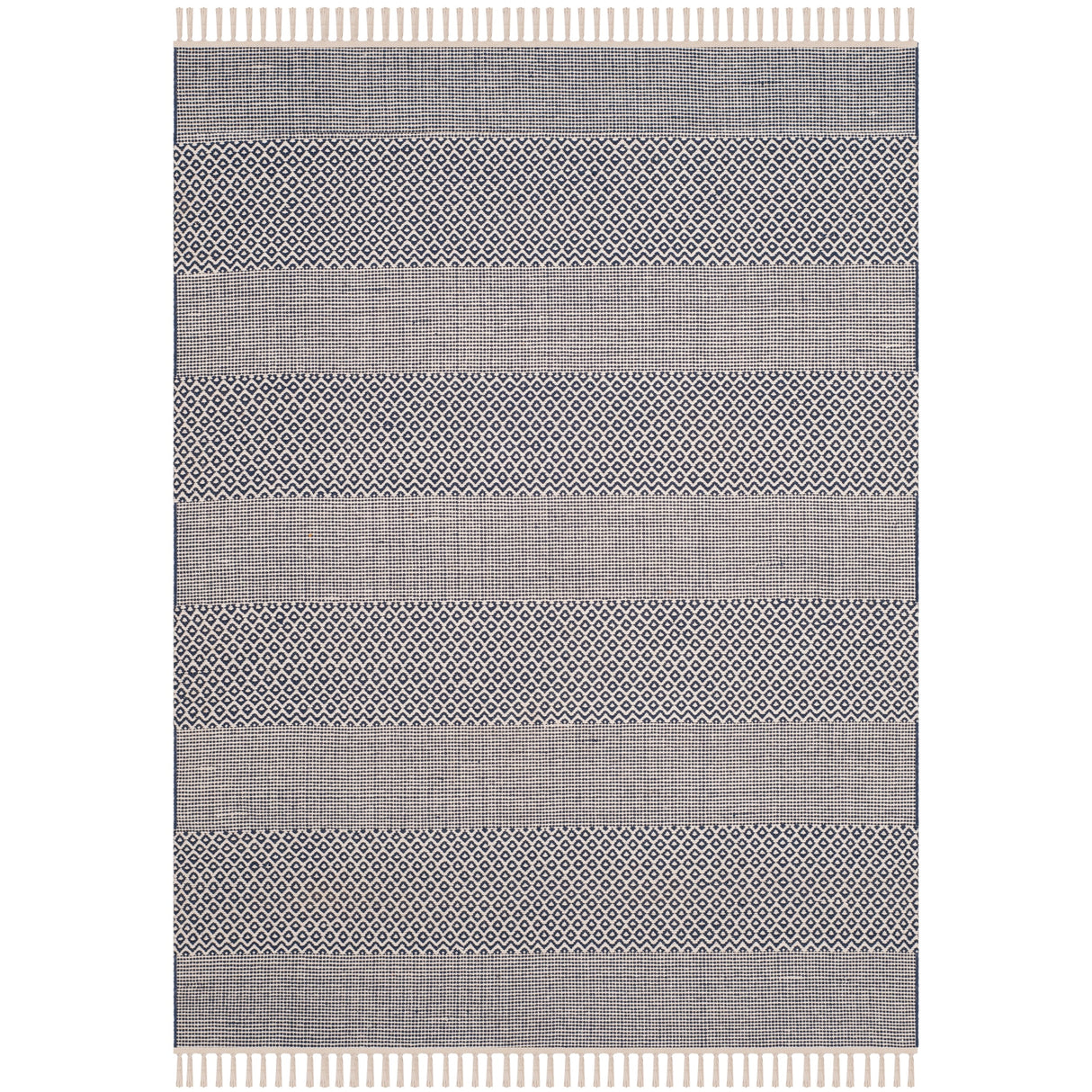 SAFAVIEH Handmade Montauk Alden Flatweave Cotton Fringe Rug