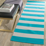 SAFAVIEH Handmade Montauk Geltrude Stripe Cotton Flatweave Rug