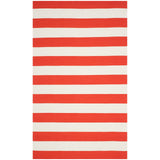 SAFAVIEH Handmade Montauk Geltrude Stripe Cotton Flatweave Rug