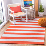 SAFAVIEH Handmade Montauk Geltrude Stripe Cotton Flatweave Rug