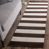 SAFAVIEH Handmade Montauk Geltrude Stripe Cotton Flatweave Rug