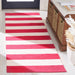 SAFAVIEH Handmade Montauk Geltrude Stripe Cotton Flatweave Rug