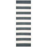 SAFAVIEH Handmade Montauk Geltrude Stripe Cotton Flatweave Rug