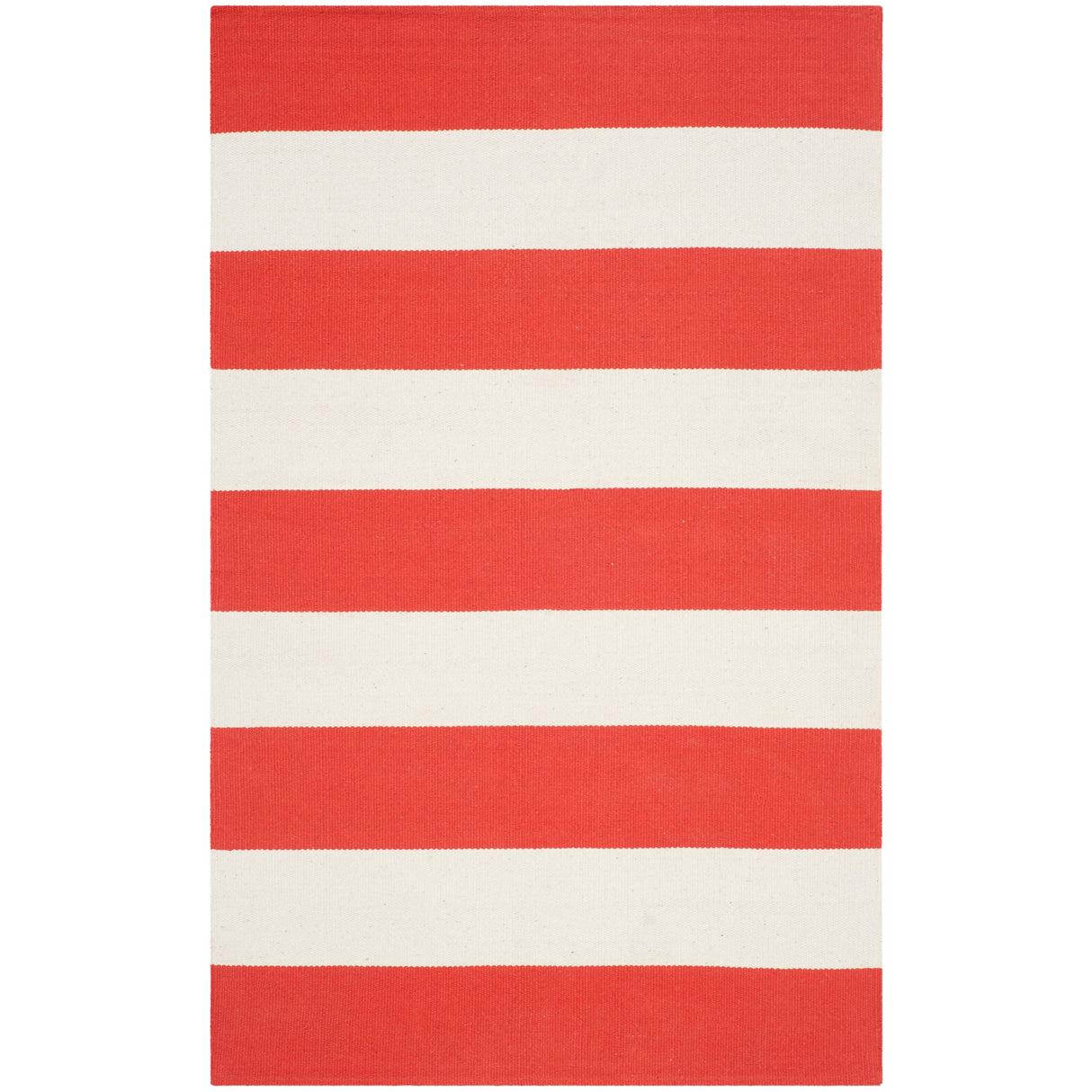 SAFAVIEH Handmade Montauk Geltrude Stripe Cotton Flatweave Rug