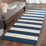 SAFAVIEH Handmade Montauk Geltrude Stripe Cotton Flatweave Rug