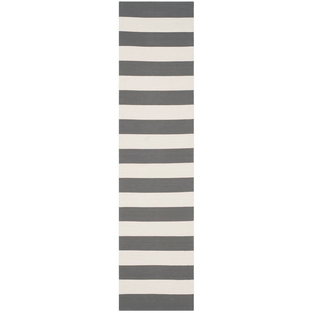 SAFAVIEH Handmade Montauk Geltrude Stripe Cotton Flatweave Rug