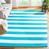 SAFAVIEH Handmade Montauk Geltrude Stripe Cotton Flatweave Rug