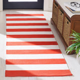 SAFAVIEH Handmade Montauk Geltrude Stripe Cotton Flatweave Rug