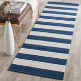 SAFAVIEH Handmade Montauk Geltrude Stripe Cotton Flatweave Rug