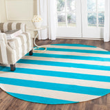 SAFAVIEH Handmade Montauk Geltrude Stripe Cotton Flatweave Rug