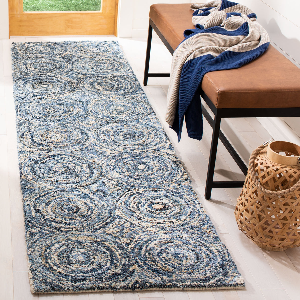 SAFAVIEH Handmade Nantucket Shorena Contemporary Cotton Rug