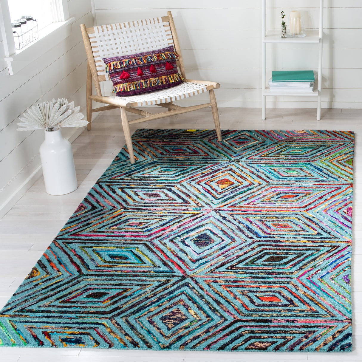 SAFAVIEH Handmade Nantucket Telma Contemporary Cotton Rug