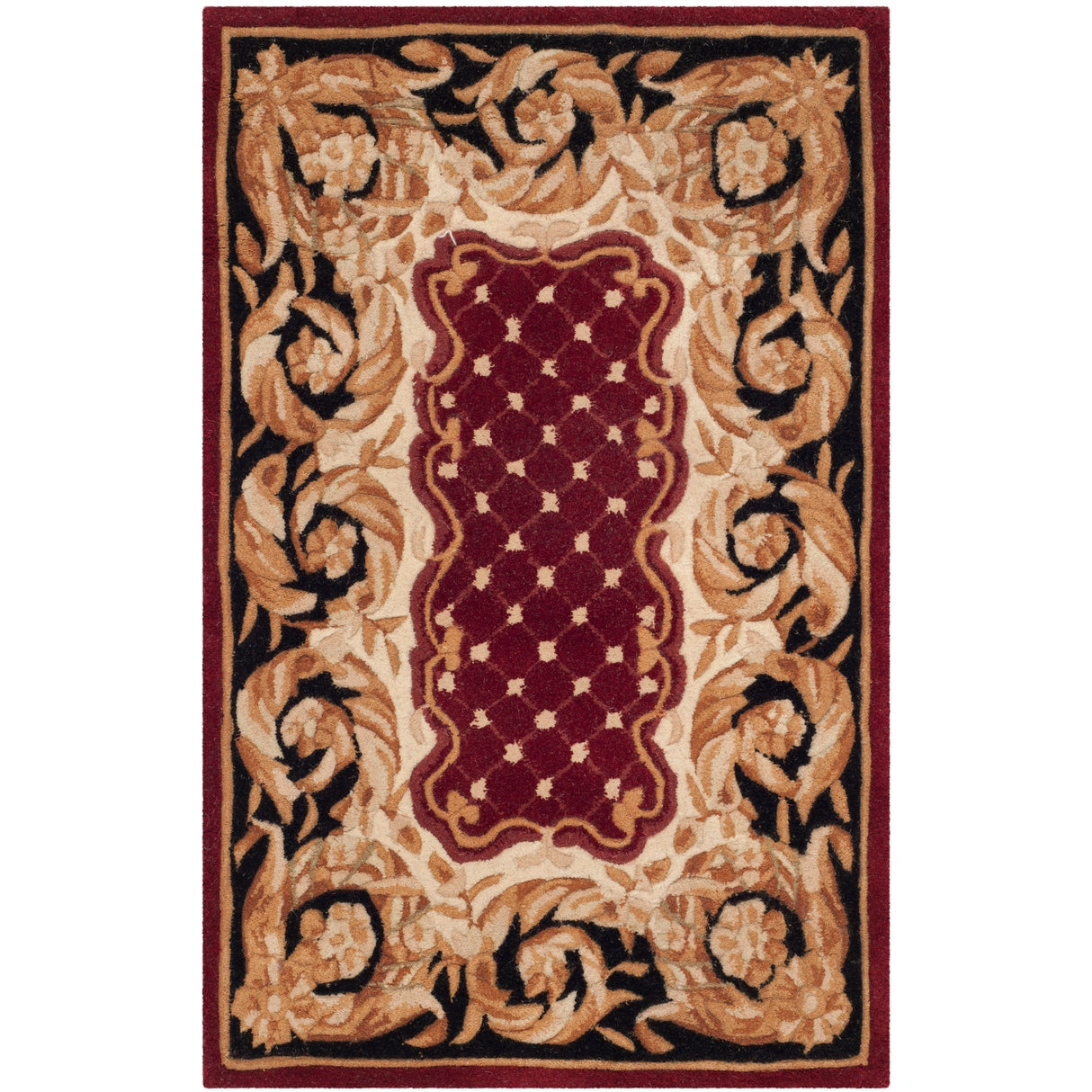 SAFAVIEH Handmade Naples Elizabeth Traditional Oriental Wool Rug