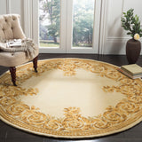 SAFAVIEH Handmade Naples Ingetrud Traditional Oriental Scrolls Wool Rug