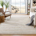 SAFAVIEH Handmade Natura Ingiridur Stripe Cotton Rug