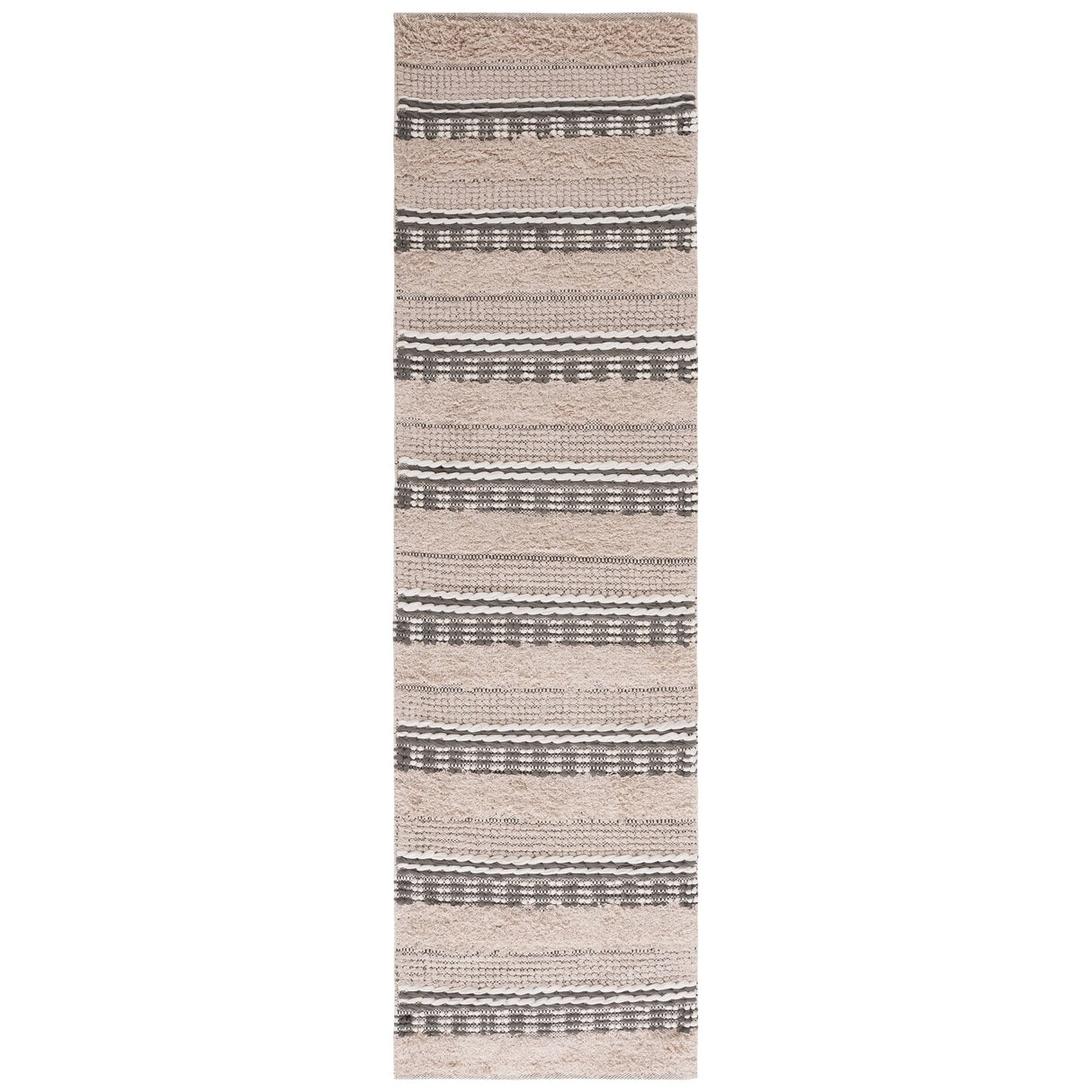 SAFAVIEH Handmade Natura Ingiridur Stripe Cotton Rug