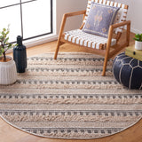 SAFAVIEH Handmade Natura Ingiridur Stripe Cotton Rug