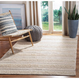 SAFAVIEH Handmade Natura Ingiridur Stripe Cotton Rug