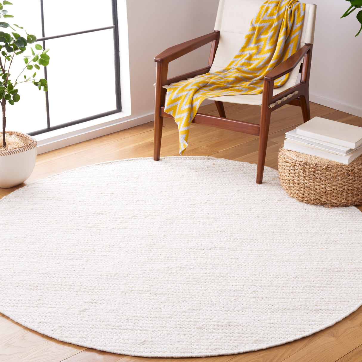 SAFAVIEH Handmade Natura Jeanny Wool & Cotton Rug