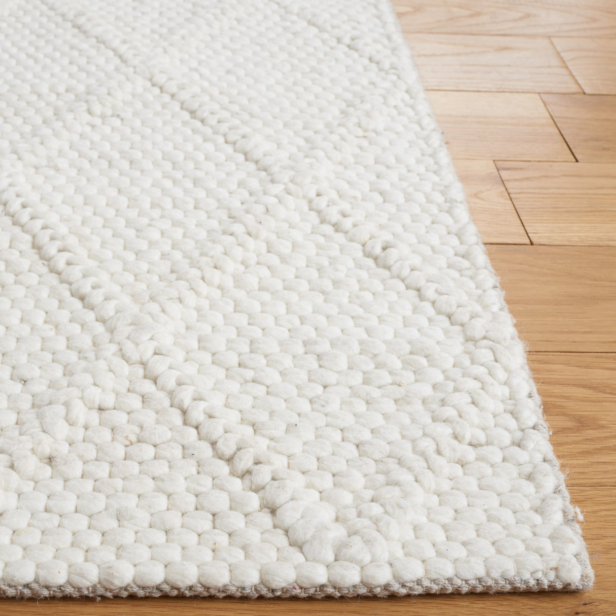 SAFAVIEH Handmade Natura Metje Wool/ Viscose Trellis Rug