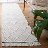 SAFAVIEH Handmade Natura Mirbana Wool Fringe Rug