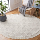 SAFAVIEH Handmade Natura Mirbana Wool Fringe Rug