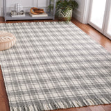 SAFAVIEH Handmade Natura Tine Checkered Wool Rug