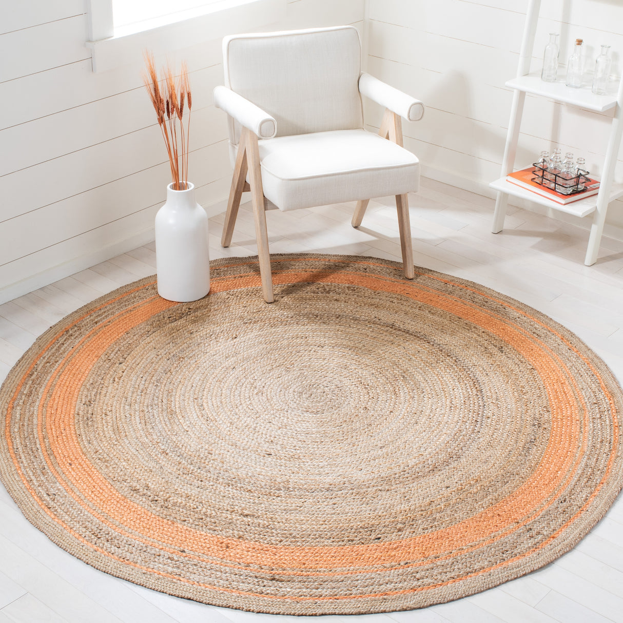 SAFAVIEH Handmade Natural Fiber Averi Border Jute Rug