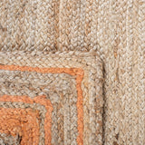 SAFAVIEH Handmade Natural Fiber Averi Border Jute Rug