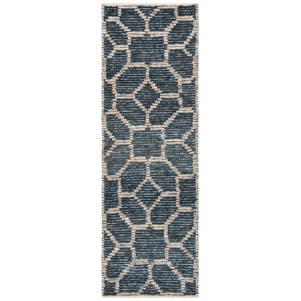 SAFAVIEH Handmade Natural Fiber Azaria Nautical Geometric Wool Rug