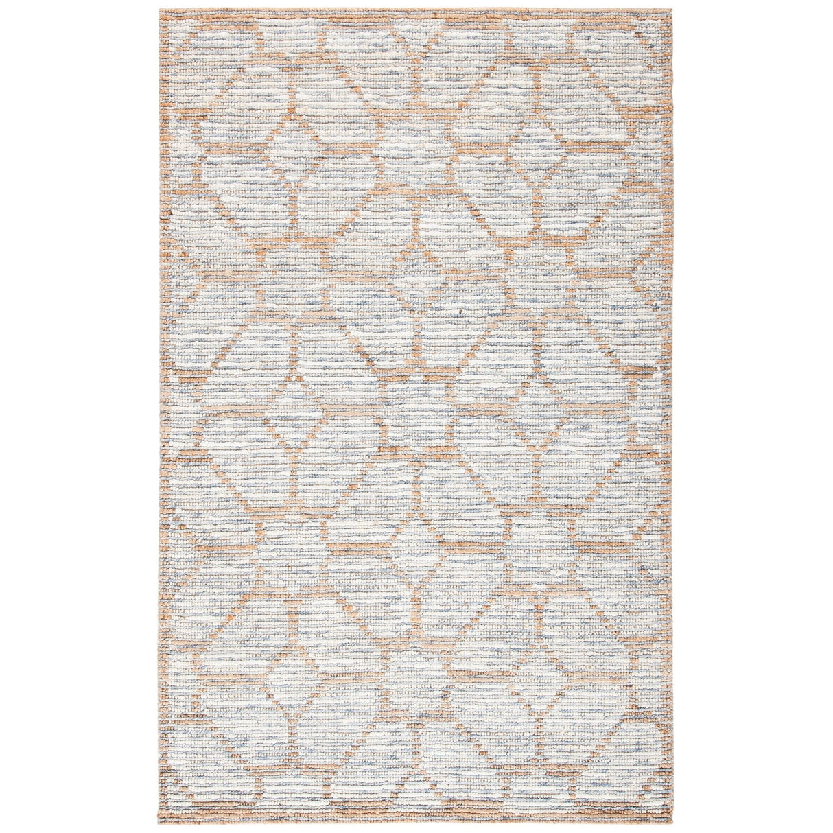 SAFAVIEH Handmade Natural Fiber Azaria Nautical Geometric Wool Rug